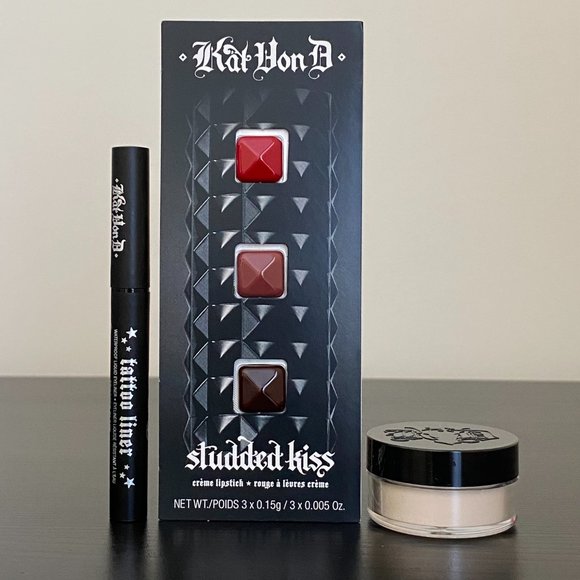 Kat Von D Beauty 3 -pc Set (Tattoo Liner, Setting Powder and Lipstick Set) - Picture 2 of 16